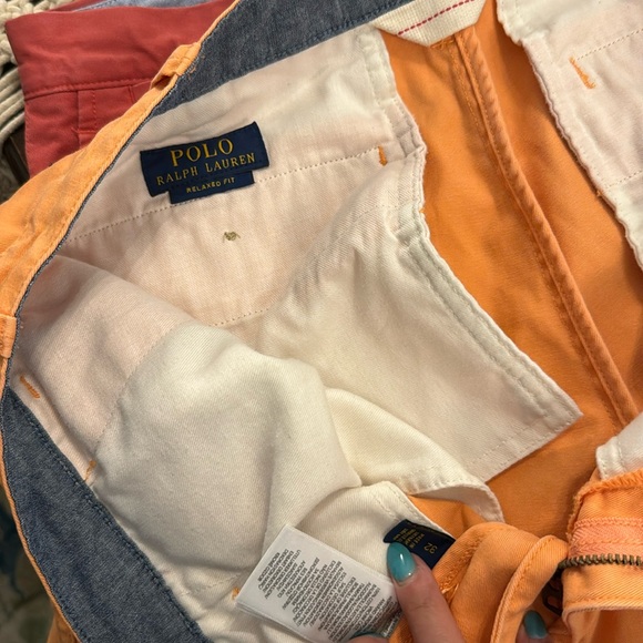 Ralph Lauren polo shorts size 32 Relaxed Fit in Color Poppy - Picture 5 of 5